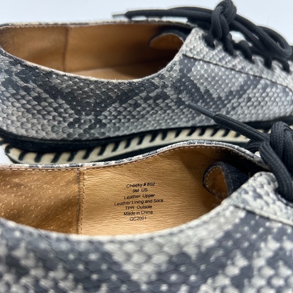 Five Tribe Women's Suede Leather Cheeky Snake‎ Sneakers Size 9 - Picture 5 of 16